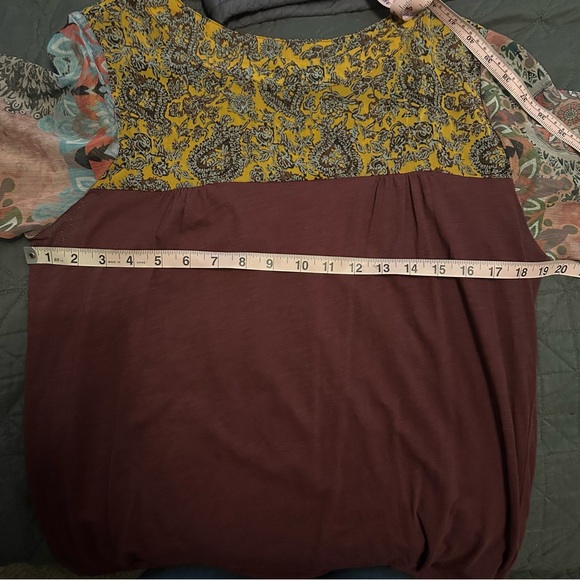 Umgee maroon long sleeve top size S - Picture 5 of 7